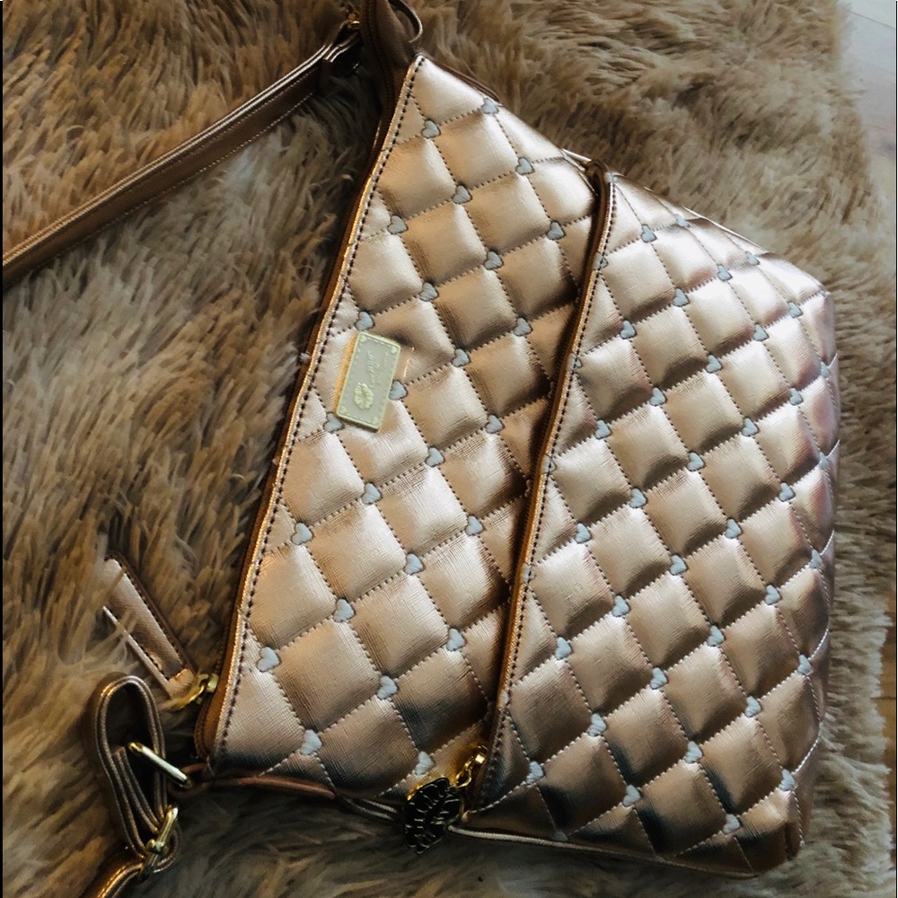 🚫SOLD🚫Betsey Johnson Rosegold NWOT Crossbody bag